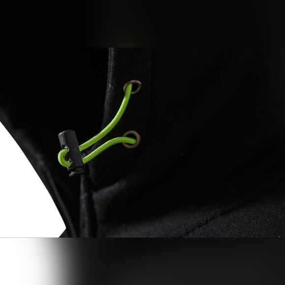 New Men's Full Zip Drawstring Hooded Sweater Multiple Sizes - Picture 5 of 6